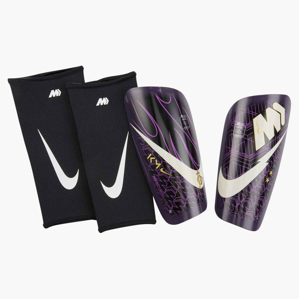 NIKE BBS MERCURIAL LITE MBAPPE GRAND PURPLE/BLACK
