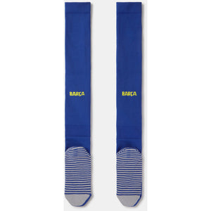 NIKE BARCELONA 25-26 HOME SOCK DEEP ROYAL/MIDWEST GOLD