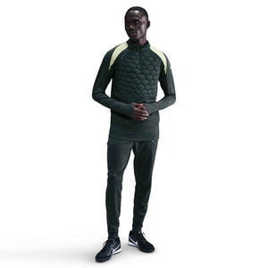 NIKE STRIKE THERMA-FIT DRILL TOP SEAWEED/LIMELIGHT