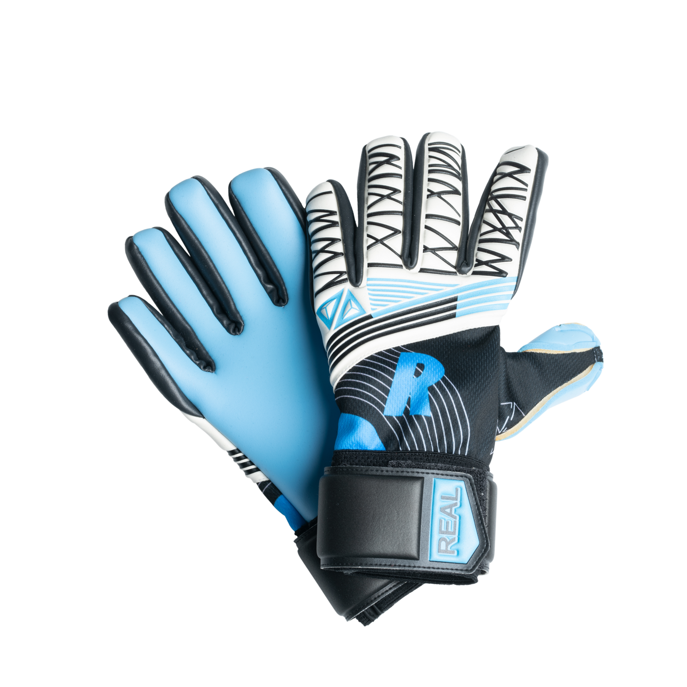 REAL JR 455 PRO AQUA BLUE/WHITE/BLACK