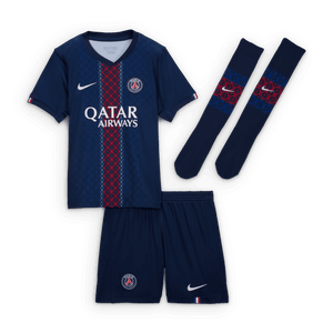 NIKE JR PSG 25-26 LB HOME KIT MIDNIGHT NAVY/WHITE