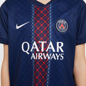 NIKE JR PSG 25-26 LB HOME KIT MIDNIGHT NAVY/WHITE