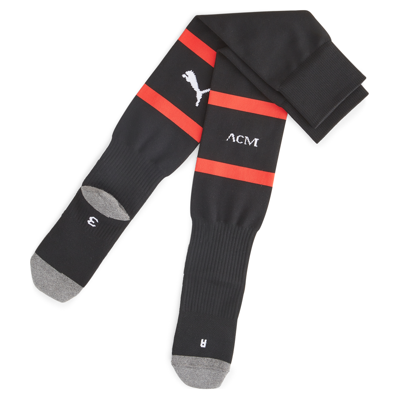 PUMA MILAN 23-24 HOME SOCK BLACK/RED