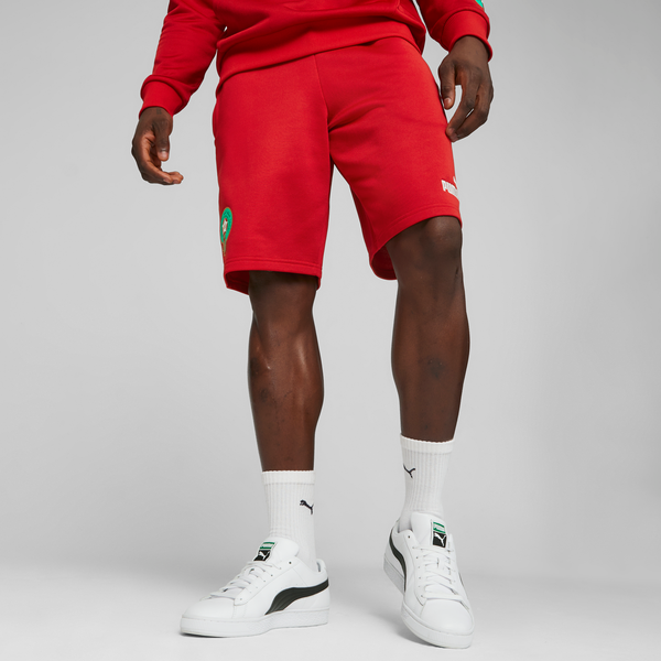 PUMA MAROKKO 23 FTBL CULTURE SHORTS TANGO RED