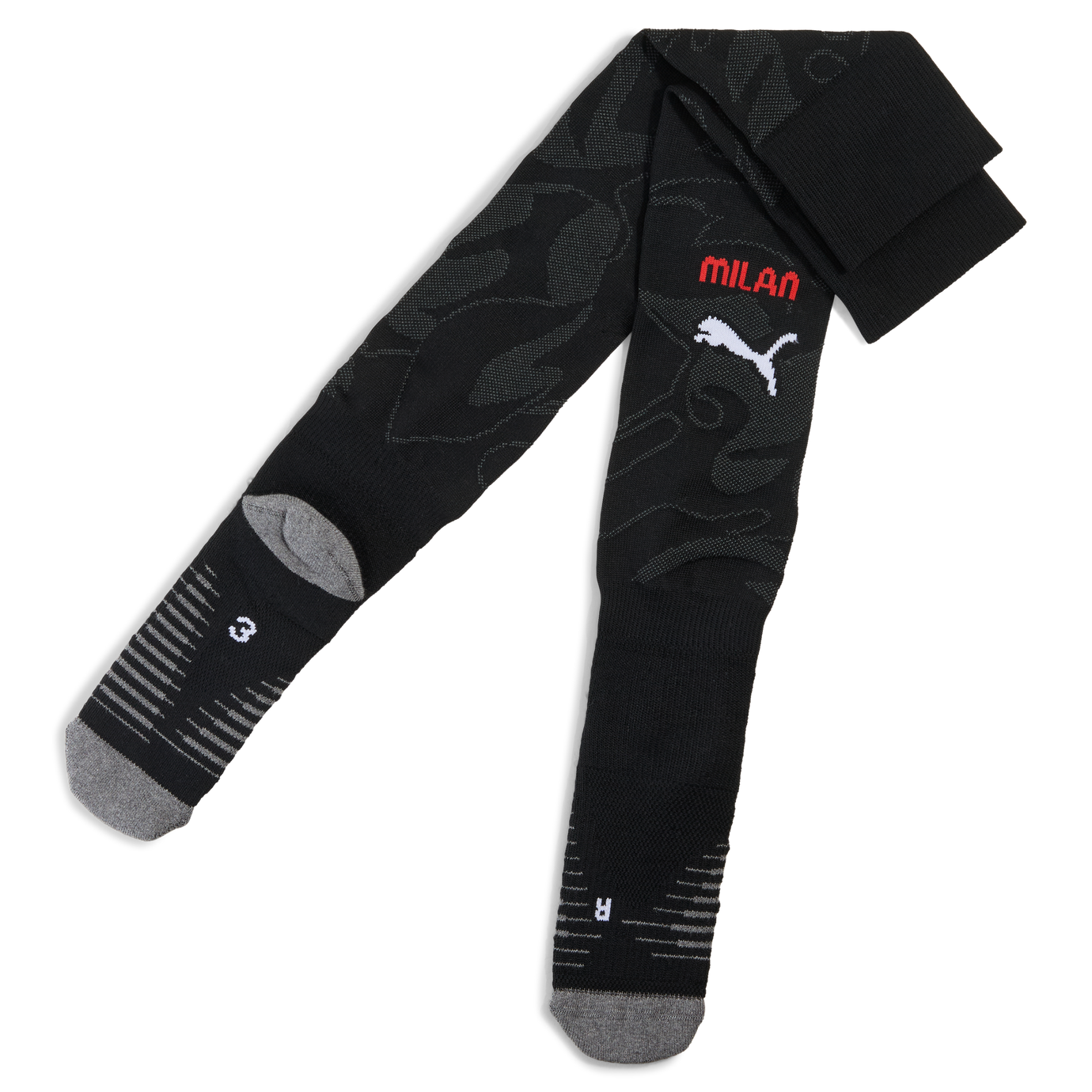 PUMA MILAN 25-26 HOME SOCK BLACK/SHADOW GRAY