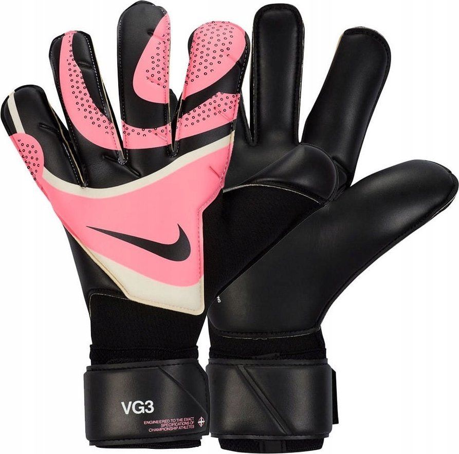 NIKE VAPOR GRIP3 GOALKEEPER GLOVE BLACK/SUNSET PULSE