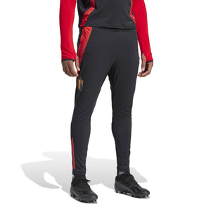 ADI BELGIË EURO24 TR PANT BLACK/SCARLET RED