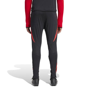 ADI BELGIË EURO24 TR PANT BLACK/SCARLET RED