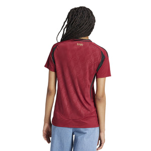 ADI BELGIË EURO24 HOME JERSEY WOMEN BURGUNDY/GOLD