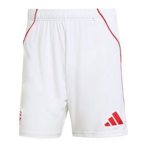 ADI ARSENAL 25-26 HOME SHORT WHITE/SCARLET RED