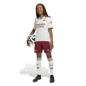 ADI JR ARSENAL 25-26 THIRD SHORT BURGUNDY/CLOUD WHITE