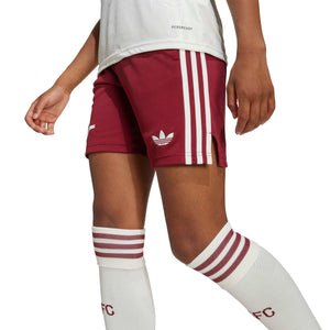 ADI JR ARSENAL 25-26 THIRD SHORT BURGUNDY/CLOUD WHITE