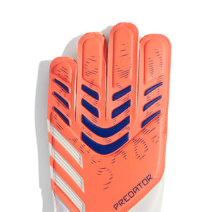 ADI JR PREDATOR GLOVE TRAINING SIGNAL CORAL/WHITE