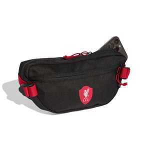 ADI LIVERPOOL 25-26 WAISTBAG BLACK/STRAWBERRY RED