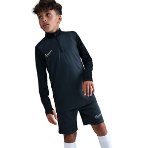 NIKE JR ACADEMY25 DRILL TOP SEAWEED/BLACK