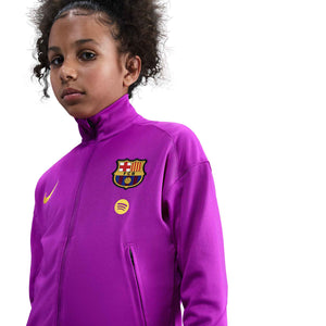 NIKE JR BARCELONA 25-26 STRIKE TRACKSUIT VIVID PURPLE/MIDWEST GOLD