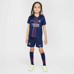 NIKE JR PSG 25-26 LB HOME KIT MIDNIGHT NAVY/WHITE