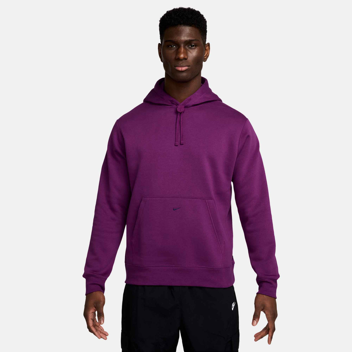 NIKE BARCELONA 25-26 CLUB FLEECE HOODY BRIGHT GRAPE