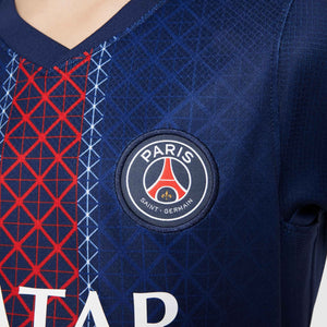 NIKE JR PSG 25-26 LB HOME KIT MIDNIGHT NAVY/WHITE