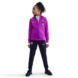 NIKE JR BARCELONA 25-26 STRIKE TRACKSUIT VIVID PURPLE/MIDWEST GOLD