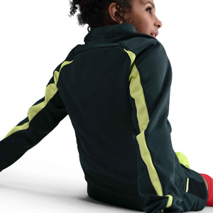 NIKE JR THERMA-FIT DRILL TOP SEAWEED/LIMELIGHT