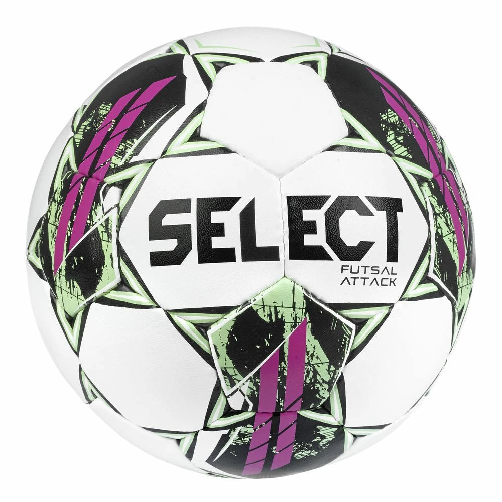 SELECT FUTSAL ATTACK V23 WHITE/GREEN/PINK (GRAIN)
