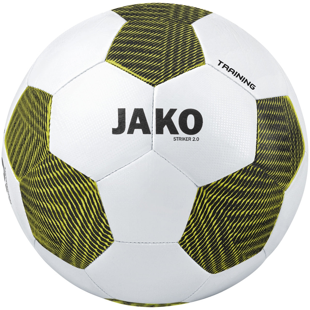 JAKO STRIKER 2.0 TRG BAL WHITE/BLACK/YELLOW