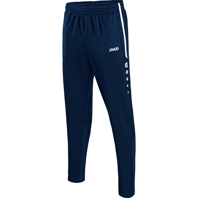 JAKO JR ACTIVE TRG PANT NAVY/WHITE