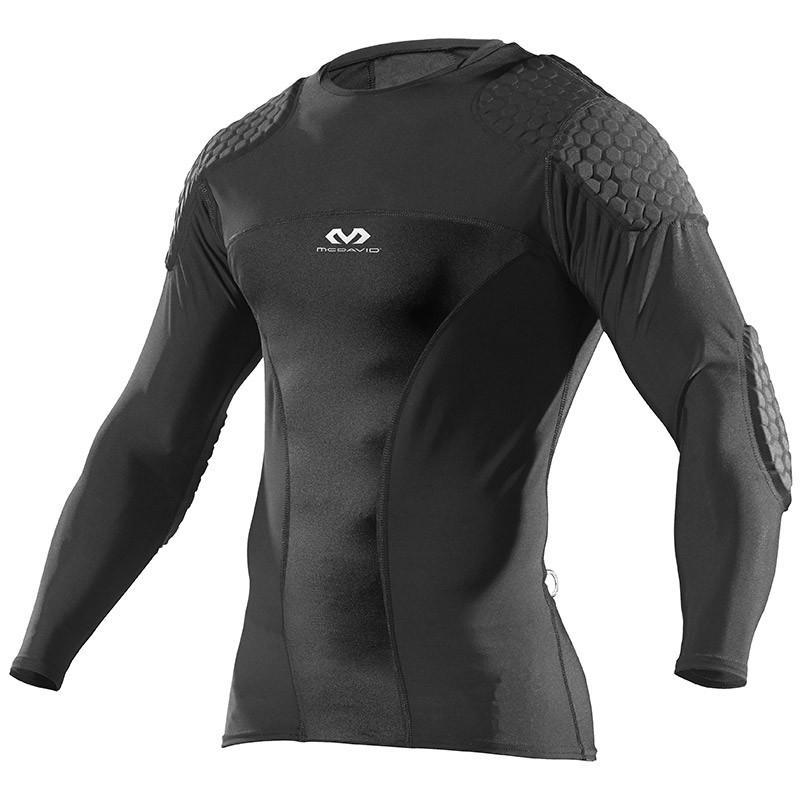 MC DAVID GK SHIRT LS 7738r HEXPAD II BLACK/GREY