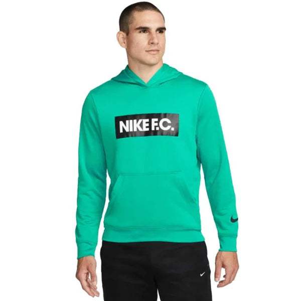 NIKE FC FLEECE HOODIE NEPTUNE GREEN WHITE BLACK Fulltime Sport