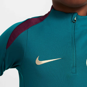 NIKE JR PSG 24-25 STRIKE DRILL TOP GEODE TEAL