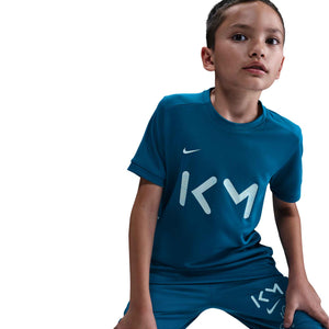 NIKE JR MBAPPE DRI-FIT TOP SS GREEN ABYSS/IGLOO