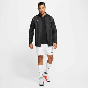 NIKE PARK20 REPEL RAINJACKET BLACK/WHITE