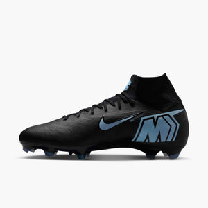 NIKE ZM SUPERFLY 10 PRO FG BLACK/ICE BLUE