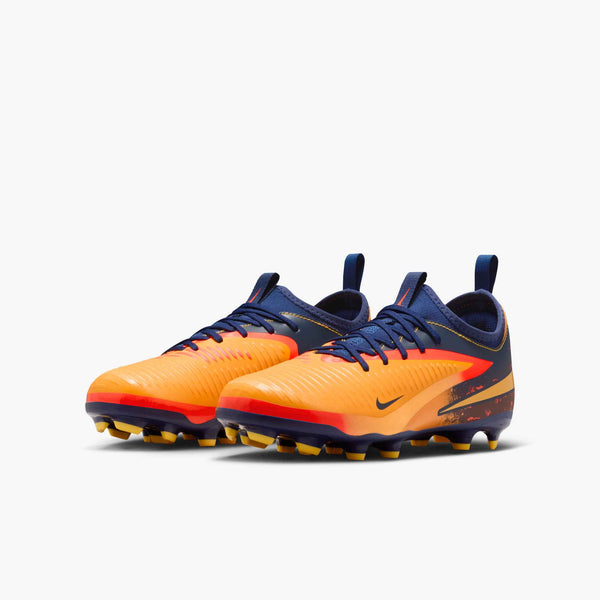 NIKE JR PHANTOM 6 LOW ACADEMY FG HAALAND LASER ORANGE