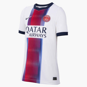 NIKE JR PSG 26-27 AWAY JERSEY WHITE/COLLEGE NAVY