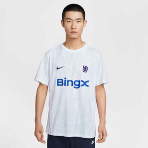 NIKE CHELSEA 25-26 PRE-MATCH JERSEY WHITE/PURE PLATINUM