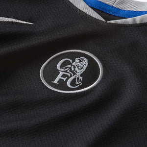 NIKE JR CHELSEA 25-26 THIRD JERSEY BLACK/FIELD SILVER