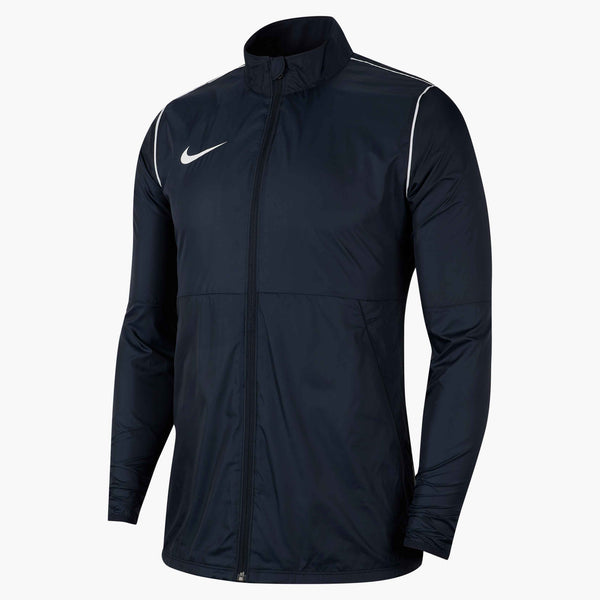 NIKE JR PARK20 REPEL RAINJACKET OBSIDIAN/WHITE