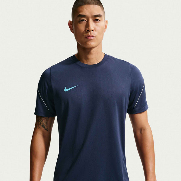 NIKE STRIKE DRI-FIT SS TOP MIDNIGHT NAVY/VIVID SKY