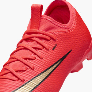 NIKE JR ZM VAPOR 17 ACADEMY FG BRIGHT CRIMSON/BLUR