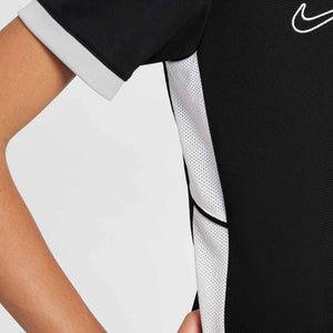 NIKE JR DRY-FIT ACADEMY25 SS TOP BLACK/WHITE