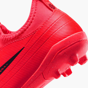 NIKE JR ZM VAPOR 17 CLUB FLEX MG BRIGHT CRIMSON/BLUR