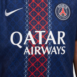 NIKE JR PSG 25-26 HOME JERSEY MIDNIGHT NAVY/WHITE