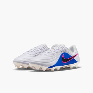NIKE JR TIEMPO MAESTRO ACADEMY FG WHITE/RACER BLUE