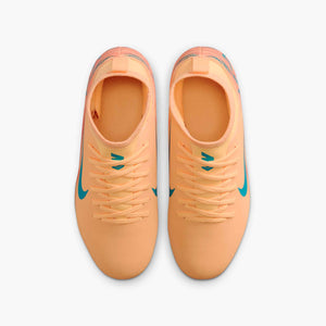 NIKE JR ZM SUPERFLY 10 CLUB FG MBAPPE MELON TINT/IGLOO