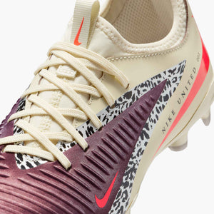 NIKE JR PHANTOM 6 LOW ACADEMY FG UNITED BURGUNDY CRUSH