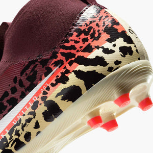 NIKE JR ZM SUPERFLY 10 ACADEMY FG UNITED BURGUNDY CRUSH