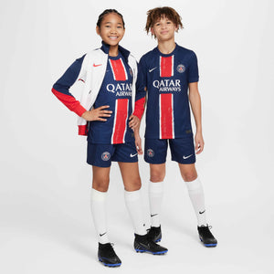 NIKE JR PSG 24-25 HOME JERSEY MIDNIGHT NAVY/RED
