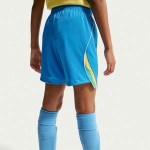 NIKE JR BRAZIL WC26 HOME SHORT PHOTO BLUE/LIGHT MENTA